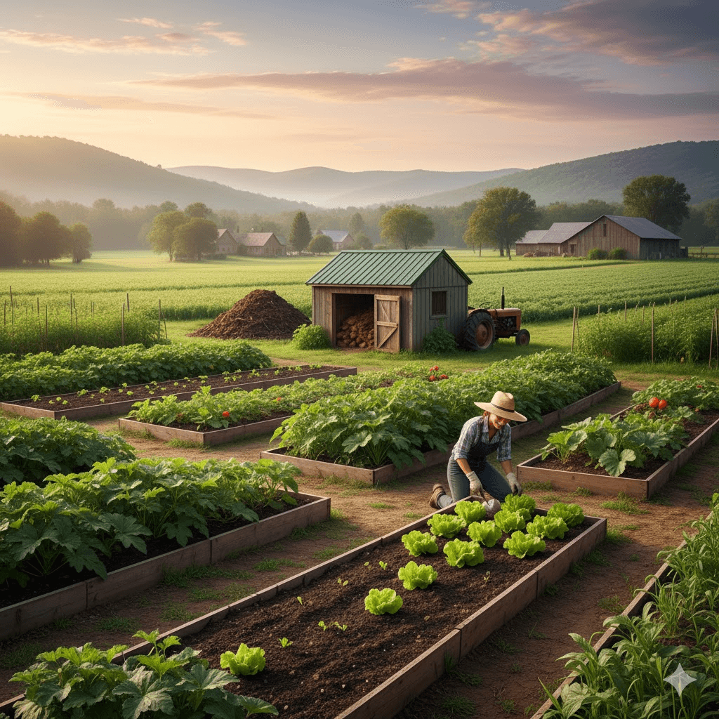 Benefits of Organic Farming in India (2025 Guide) Image for Benefits of Organic Farming in India (2025 Guide) in Sustainable Agriculture